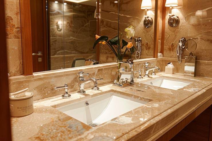 Professional Italian Marble Fitting by Sharanya Marbles
